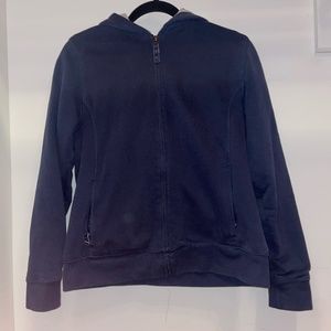 Navy Blue L.L.Bean Fleece Lined Zip Up